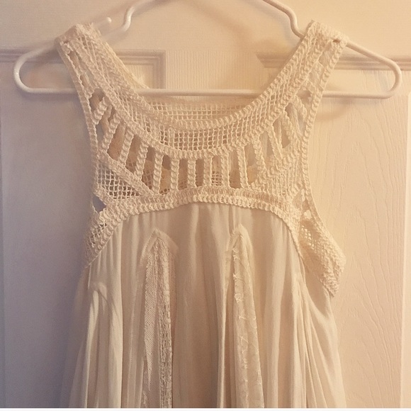 Free People One Amy Dip Dye Silk Dress - Picture 6 of 8